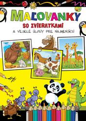 Maľovanky so zvieratkami a veselé úlohy pre najmenších