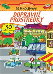 Veselé sešity se samolepkami Dopravní prostředky
