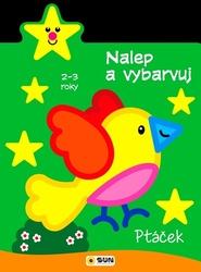Nalep a vybarvuj Ptáček