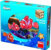 DINO Obrázkové kostky Hledá se Nemo, 12 kostek