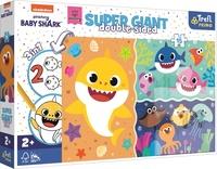 TREFL Oboustranné puzzle Baby Shark SUPER GIANT
