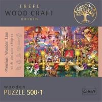 TREFL Wood Craft Origin puzzle Kouzelný svět 501 dílků