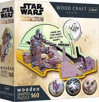 TREFL Wood Craft Origin puzzle The Mandalorian: Setkání 160 dílků