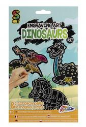 Vyškrabávání magnetky 10ks Dino