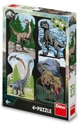 JURSKÝ SVĚT 4x54 Puzzle
