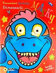 Karnevalové škrabošky Masky Dinosauři