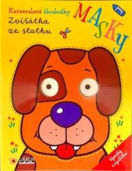 Karnevalové škrabošky Masky Zvířátka