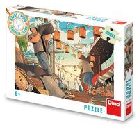 DINO Puzzle Najdi 10 předmětů: Přístav XL 300 dílků