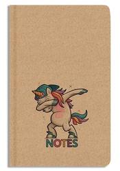 Notes linkovaný A5 kraft Unicorn