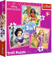 Puzzle Disney princezny 3v1