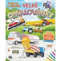 Velké omalovánky Traktory a náklaďáky