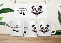 Hrneček čumáček 330ml porcelán Panda