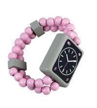 Dřevěné Watch oboustranné růžové