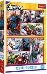 Puzzle Marvel Avengers Staň se hrdinou 2x70 dílků
