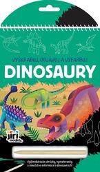 Vyškrabuj, objavuj, vyfarbuj Dinosaury