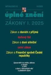 Aktualizace I/3 2025 O daních z příjmů, daňový řád