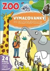 Vymaľovanky so samolepkami  Zoo
