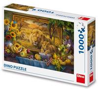 Puzzle 1000 Z obrazu Lvi