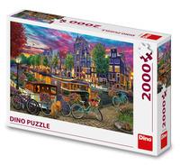 Puzzle 2000 Malovaný Amsterdam