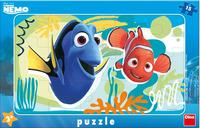 Puzzle 15 Nemo a Dory deskové