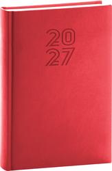 Kapesní diář 2027 A6 Print Pop šedý
