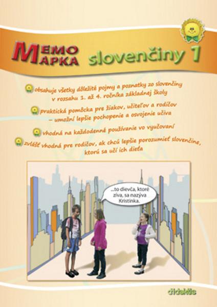 MemoMapka slovenčiny 1 - 978-80-89160-76-1