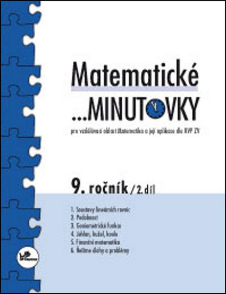 Matematické minutovky 9. ročník / 2. díl - 978-80-7230-289-5