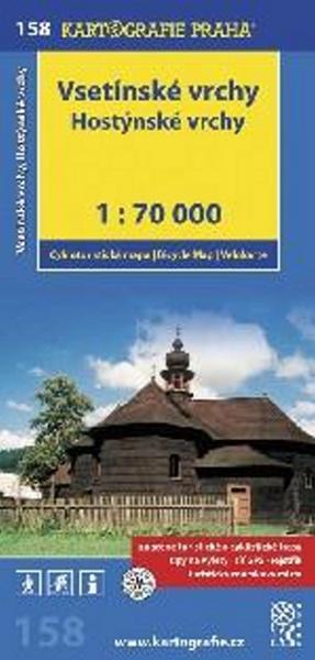 Vsetínské vrchy, Hostýnské vrchy 1:70 000 (cyklomapa)