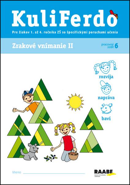 KuliFerdo Zrakové vnímanie II pracovný zošit 6 - 978-80-8140-090-2