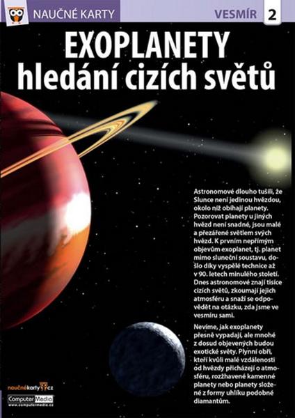 Naučné karty Exoplanety hledání cizích světů - 978-80-7402-274-6