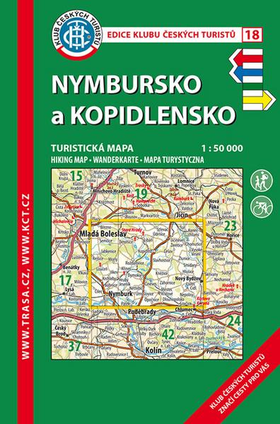 KČT 18 Nymbursko a Kopidlnsko 1:50 000 - 9788073244286