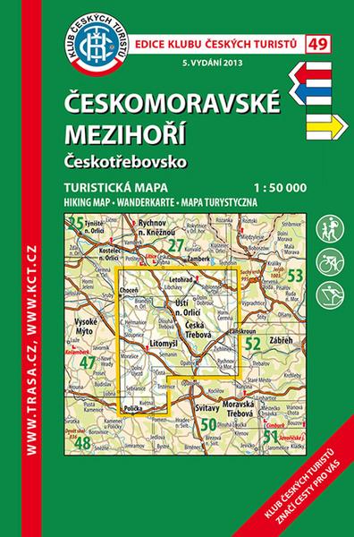 KČT 49 Českomoravské mezihoří 1:50 000 - 9788073244781