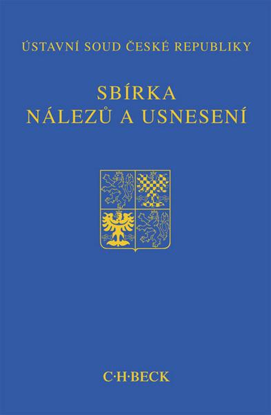 Sbírka nálezů a usnesení ÚS ČR, svazek 79 - 978-80-7400-656-2