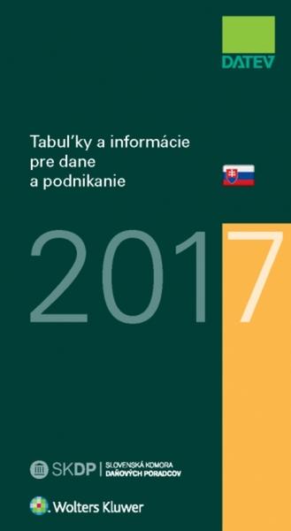 Tabuľky a informácie pre dane a podnikanie 2017 - 978-80-8168-517-0