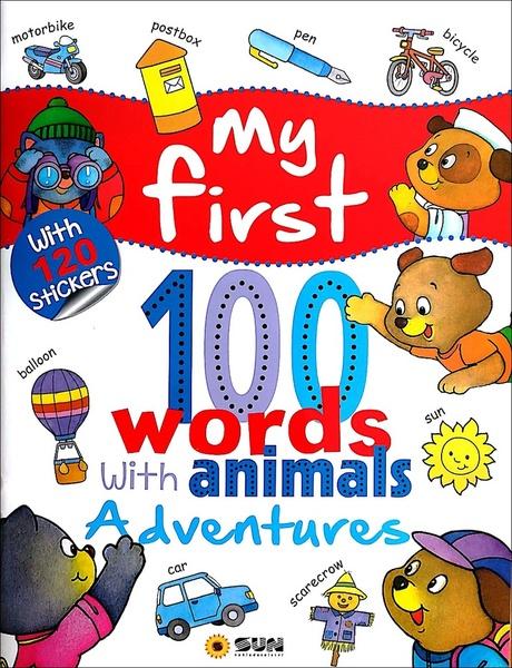 My first 100 words Animals with Adventures - 978-80-7567-164-6