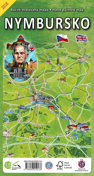 Nymbursko (Ručně malovaná mapa)