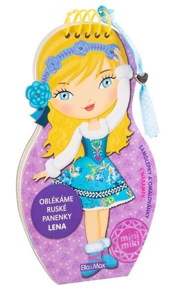 Oblékáme ruské panenky LENA - omalovánky