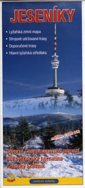 Jeseníky 1:100 000 Zimní lyžařská mapa - 9788087137239