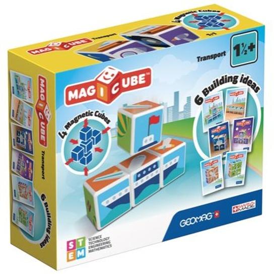 GEOMAG Magnetické kostky Magicube Dopravní prostředky - 122