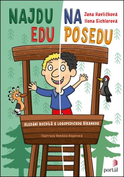 Najdu Edu na posedu - Hledání rozdílů s logopedickou říkankou - Jana Havlíčková - 978-80-262-1510-3