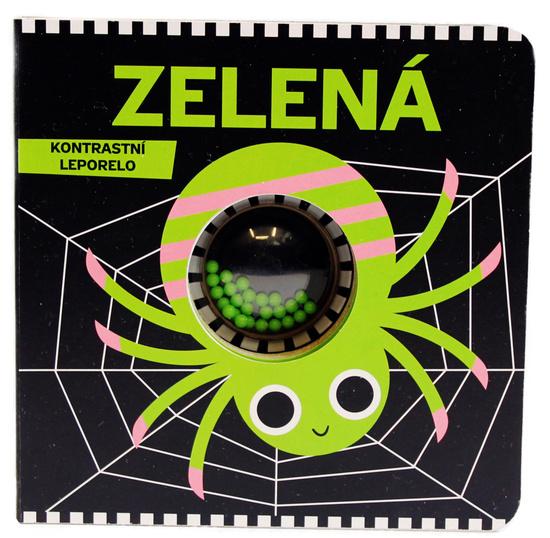 Zelená - Kontrastné leporelo - 978-80-7639-048-5