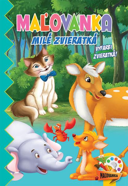 Maľovanka Milé zvieratká - 978-80-8444-059-2