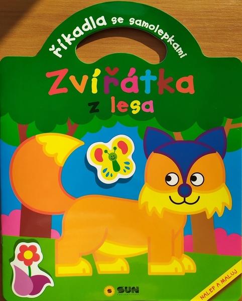 Říkadla se samolepkami - Zvířátka z lesa - 978-80-7567-532-3