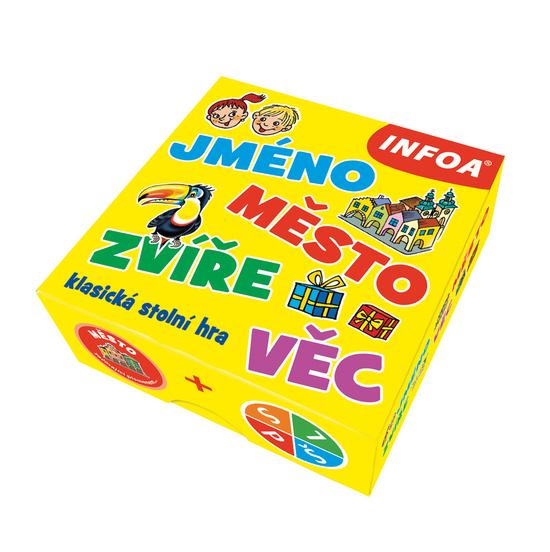 Jméno, město, zvíře, věc