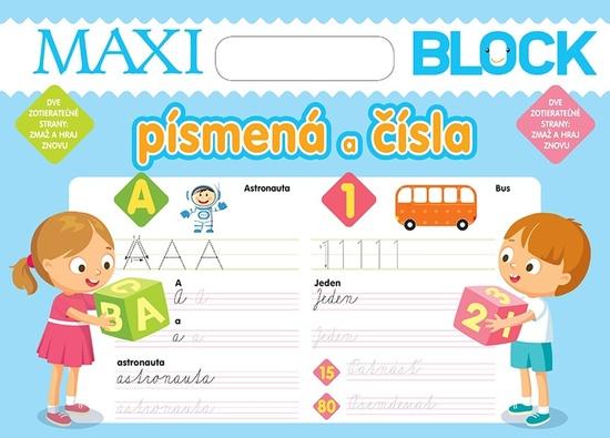 Maxi Blok - písmená a čísla - Foni book - 978-80-8444-106-3