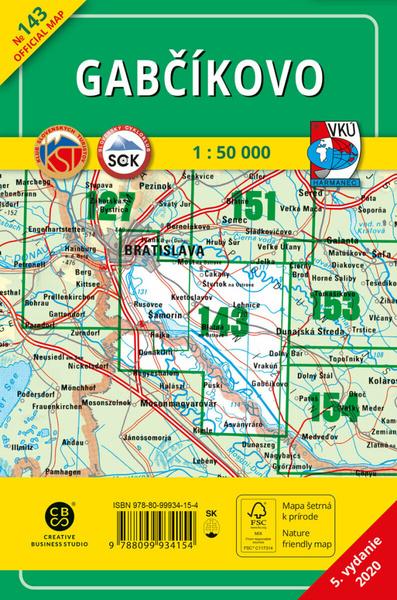 Gabčíkovo 1 : 50 000 - 978-80-999341-5-4