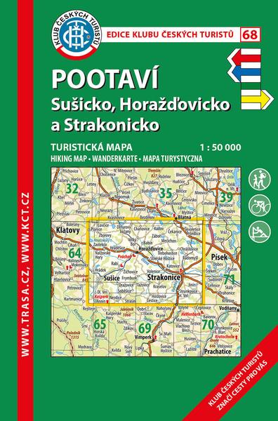 KČT 68 Pootaví, Sušicko, Horažďovicko a Strakonicko 1:50 000 - 9788073245511