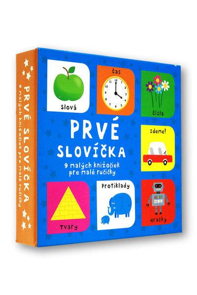 Prvé slovíčka 9 malých knižočiek pre malé ručičky - 978-80-8107-824-8