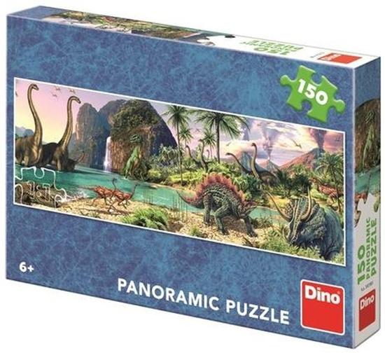 Puzzle Dinosauři u jezera 150 dílků