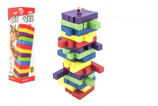 Bonaparte Jenga věž dřevěná 60ks